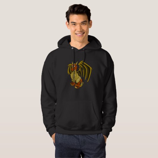 Warrior dragon cartoon Sweatshirt (Voorkant volledig)