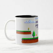 Warrior Dreamer - Ram Zon, Vissen Maan Zodiac Mu Tweekleurige Koffiemok (Links)