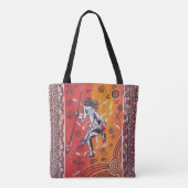 Warrior Dreamtime Canvas tas (Achterkant)