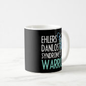 Warrior Eds Awareness van het syndroom van Ehlers Koffiemok (Voorkant rechts)