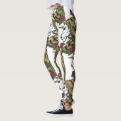 Warrior Eenhoorn witte Leggings (Links)