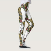 Warrior Eenhoorn witte Leggings (Rechts)