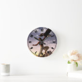 Warrior en Eagle Ronde Klok (Huis)