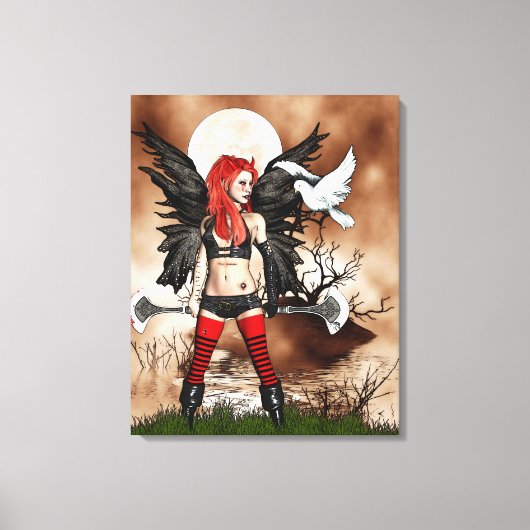 Warrior Fairy Canvas Afdruk (Voorkant)
