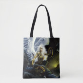 Warrior Fantasy Engel Zwaard Tote Bag (Voorkant)