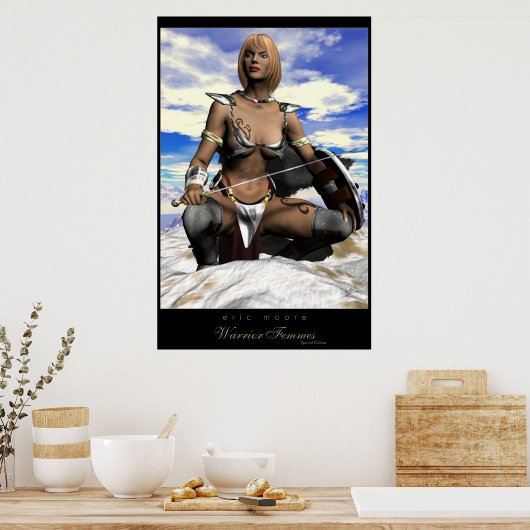 Warrior Femmes-Ishara Poster (Keuken)