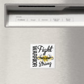 Warrior Fight Strong Sarcoma Cancer Magneet (Insitu (Vaatwasser))