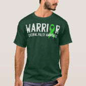 Warrior Fighter Cerebrale Palsy Awareness CP T-shirt (Voorkant)