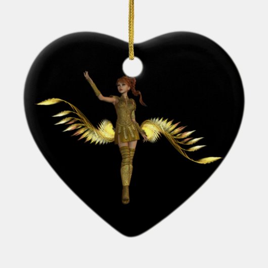 Warrior Girl Ornament (Achterkant)