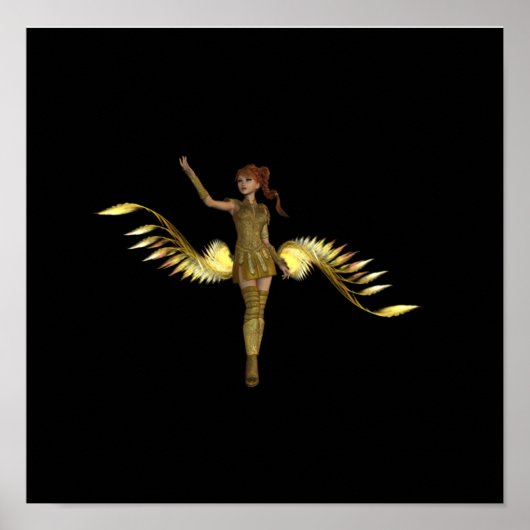 Warrior Girl Poster (Voorkant)