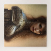 Warrior Goddess AI genereerde Jigzaag Puzzle Legpuzzel (Horizontaal)