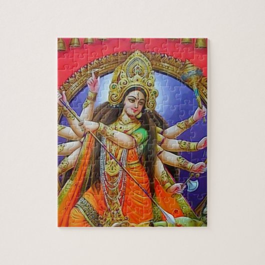 Warrior Goddess Durga Shakti Legpuzzel (Verticaal)