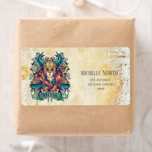 Warrior Goddess mama ID500 Etiket (Insitu)