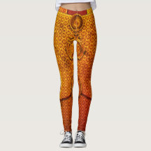 Warrior Gold en Red Ombre Pattern