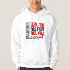 Warrior hartziekte hoodie
