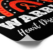 Warrior Heart Disease Awareness Poster (Hoek)