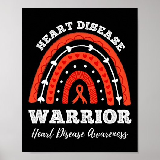 Warrior Heart Disease Awareness Poster (Voorkant)