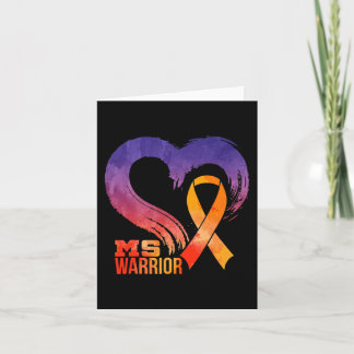 Warrior Heart Multiple Sclerosis Awareness Maand 1 Kaart