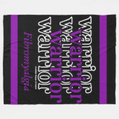 Warrior/Herhaald...Fibro Fleece Deken (Voorkant (Horizontaal))