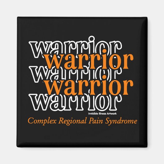 Warrior/herhaling...CRPS Magneet (Voorkant)