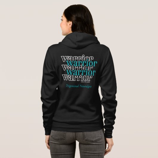 Warrior/herhaling...TN Hoodie (Achterkant volledig)