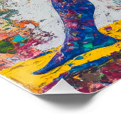 Warrior II Pose Glossy Poster (Hoek)