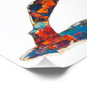 Warrior II Pose Glossy Poster (Hoek)