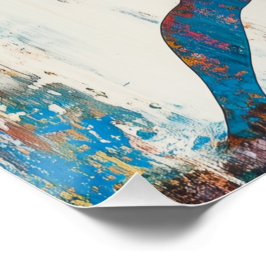 Warrior II Pose Glossy Poster (Hoek)