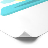 Warrior III Yoga Art –  Inspirerend Poster (Hoek)