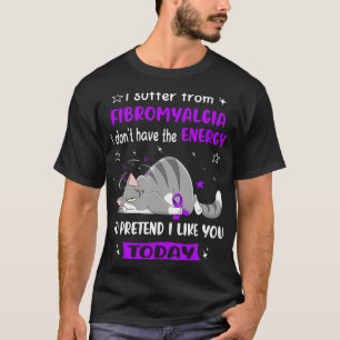 Warrior Ik lijd aan fibromyalgie T-shirt