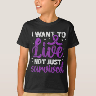 Warrior Ik wil niet alleen overleefde Grunge T-shirt