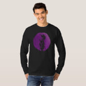 Warrior in Armor Samurai met zwaard T-shirt (Voorkant volledig)