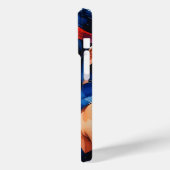 Warrior in Indigo Flames Case-Mate iPhone Case (Achterkant / Links)