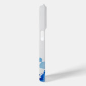 Warrior in Indigo Flames Case-Mate iPhone Case (Achterkant / Rechts)