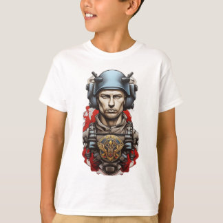 Warrior Ink: Oekraïens militair eerbetoon T-shirt 