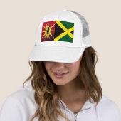 Warrior-Jamaicaanse vrachtwagenhoeden Trucker Pet (In situ)