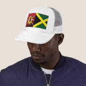 Warrior-Jamaicaanse vrachtwagenhoeden Trucker Pet (In situ)
