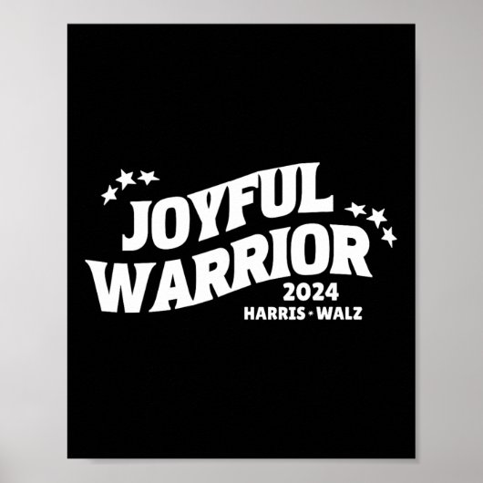 Warrior Kamala Harris Tim Walz Waltz 2024 2 Poster (Voorkant)