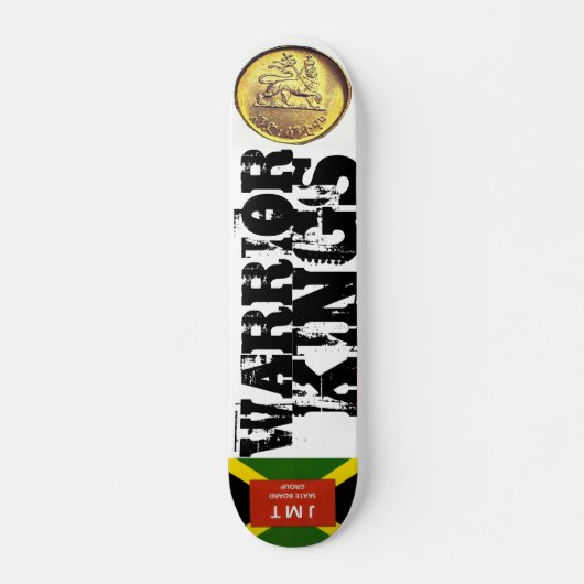 WARRIOR KINGS Skateboard, 7¾" Deck Persoonlijk Skateboard (Voorkant)