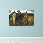 Warrior Knachten, 1881-98 Canvas Afdruk (Insitu (Houten vloer))