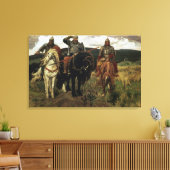 Warrior Knachten, 1881-98 Canvas Afdruk (Insitu (Woonkamer))