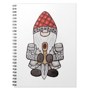 Warrior Knight Gnome Notitieboek