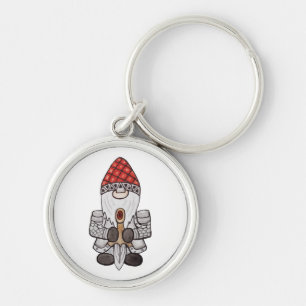 Warrior Knight Gnome Sleutelhanger