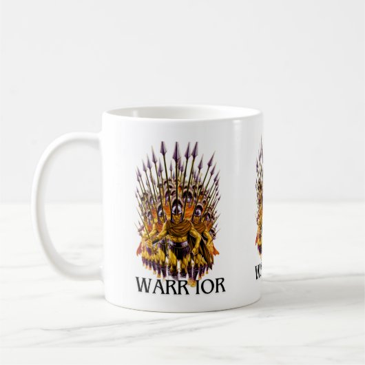 warrior koffiemok (Links)