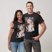 Warrior Kunochi Japanse Warrior Samurai Fox Masker T-shirt (Unisex)