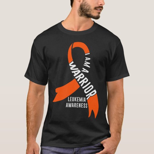 Warrior Leukemie Bewustzijn Bloedkanker Chemothera T-shirt (Voorkant)