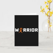 Warrior Leukemie Shirt - Bloedkanker Bewustzijn Kaart (Gele Bloem)
