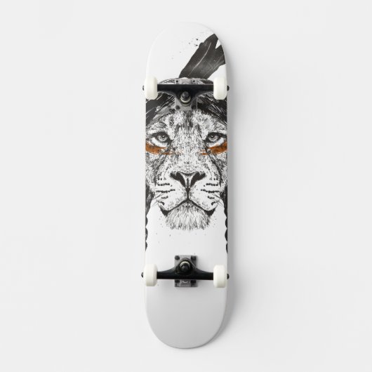 Warrior lion skateboard (Voorkant)