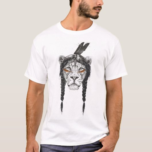 Warrior lion t-shirt (Voorkant)