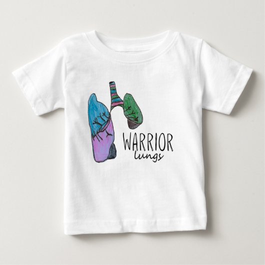 Warrior Lungs Peuter Shirt (Voorkant)